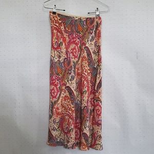VINTAGE ANGIE rayon skirt M